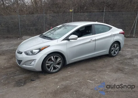 2015 Hyundai Elantra Limited из США, поврежденный, VIN 5NPDH4AE9FH616903